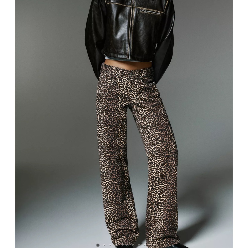 Pull&Bear Animal Print Pants
